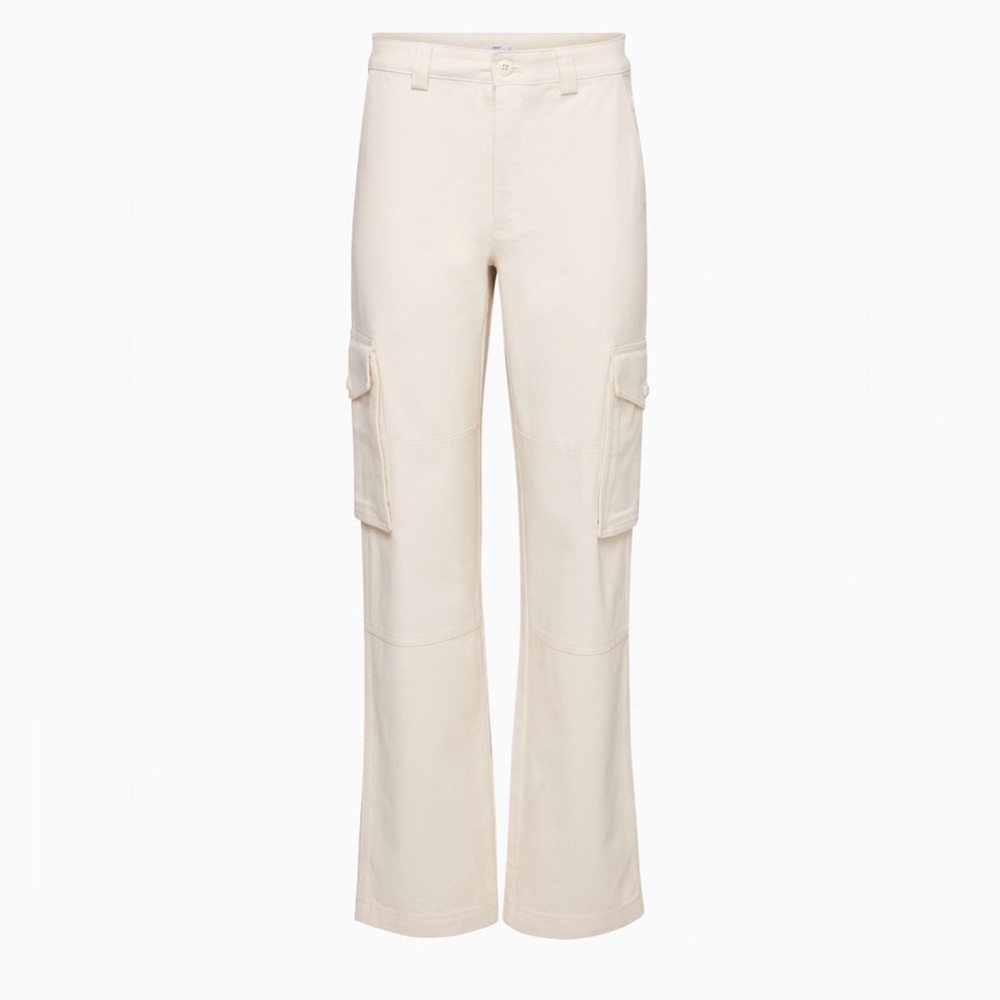 NWT - Tna Aritzia Troop Cargo Pant - GD Matte Pearl - Size 6